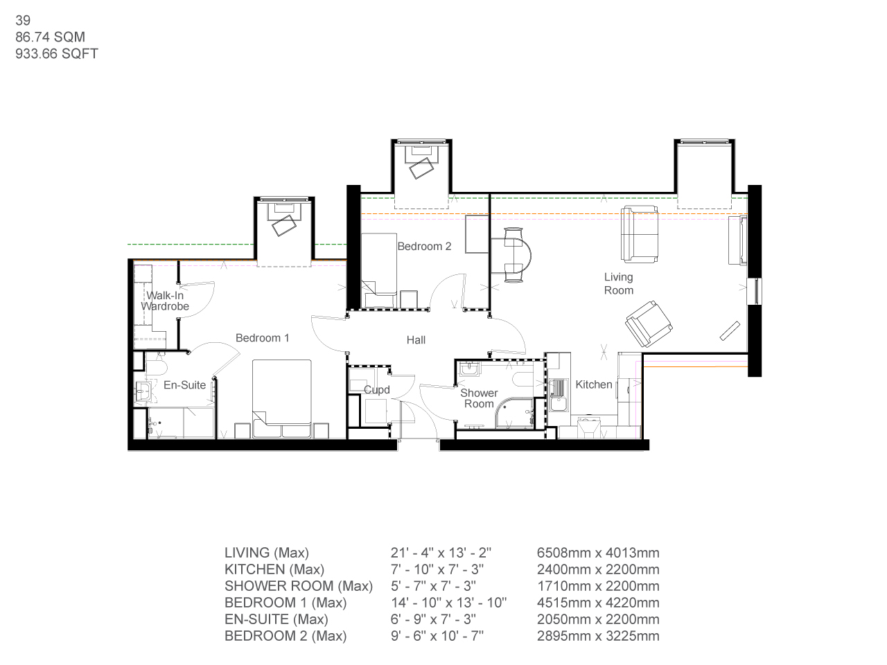2Bed Retirement Apartment Woodhall Spa Property 39 Gibson Court