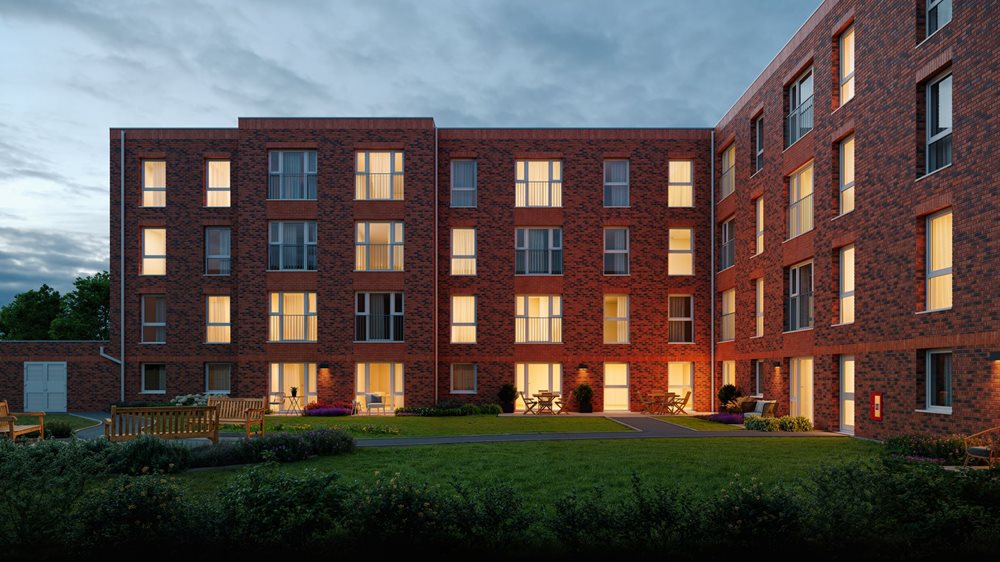 a large brick building