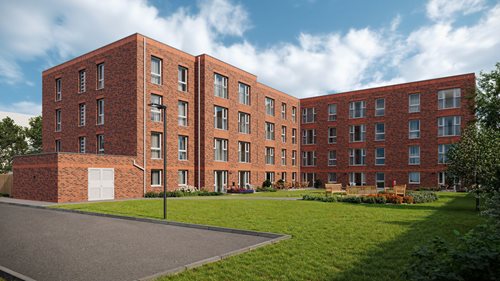 a large brick building