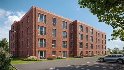 a large brick building