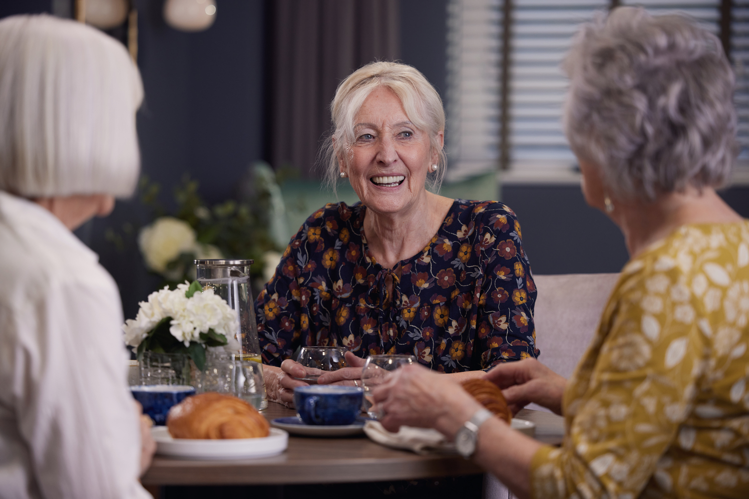 a few women having a conversation