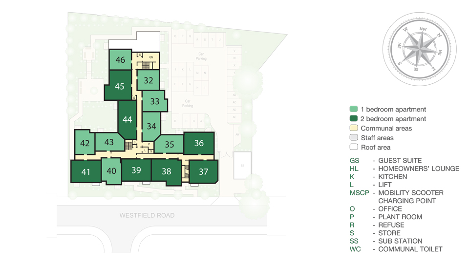 Retirement homes in Wellingborough, Northamptonshire Rosebud Court McCarthy Stone