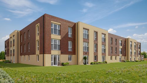 a large brick building