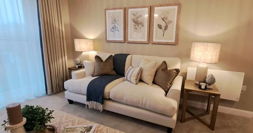 a couch in a room