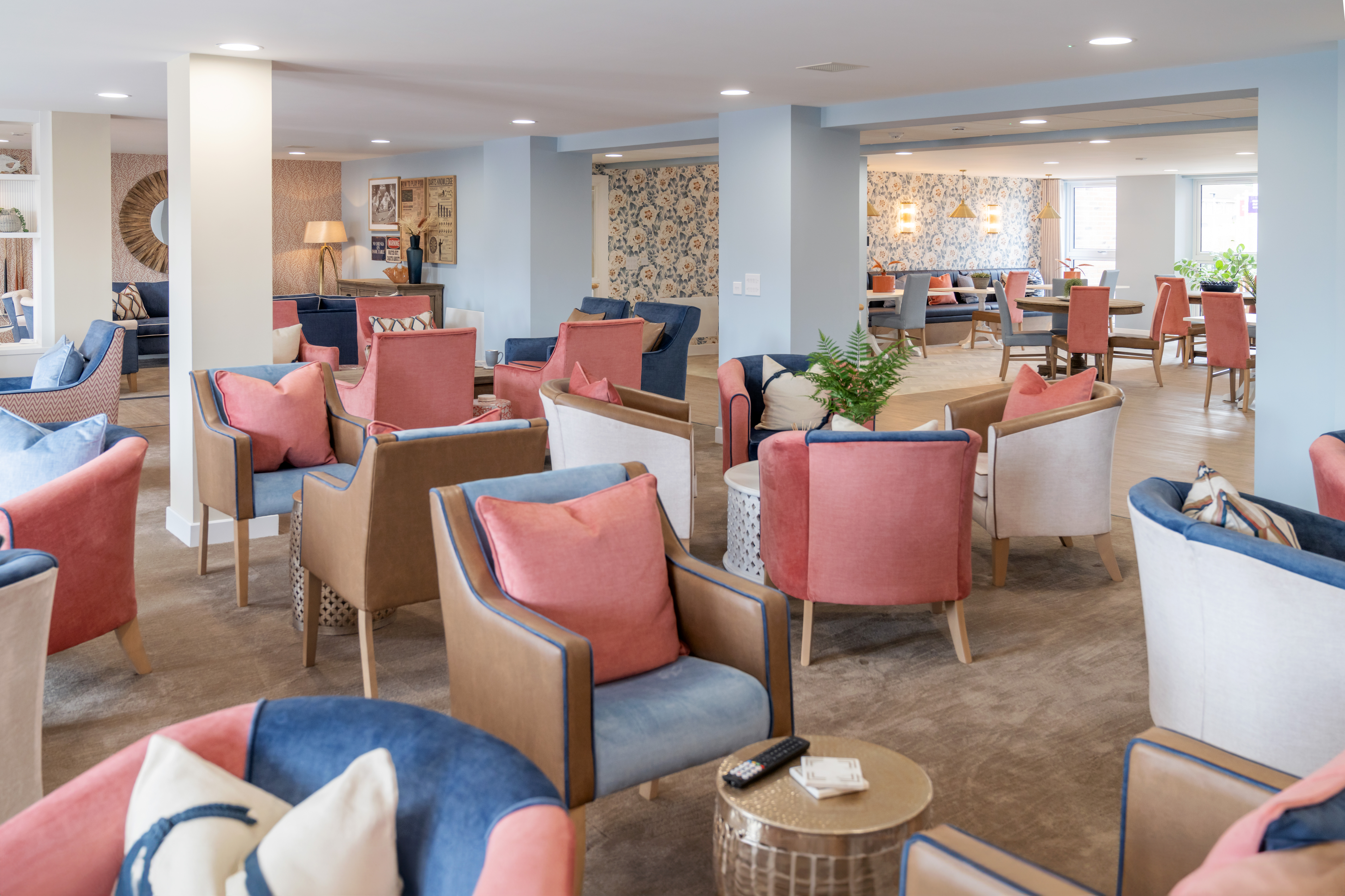 Typical communal lounge