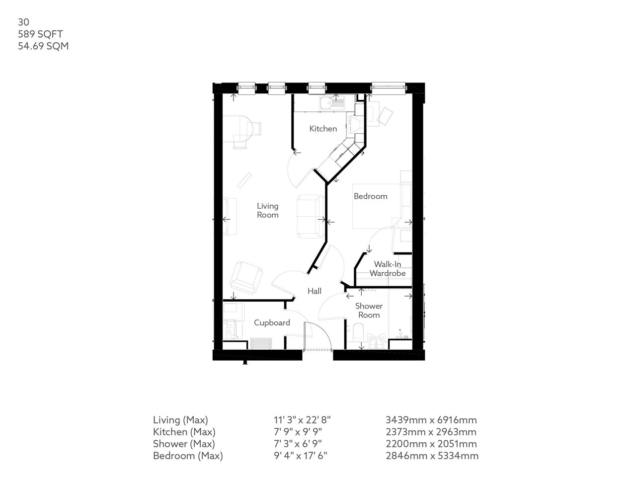 1Bed Retirement Apartment Ipswich Property 30 Thomas Wolsey Place