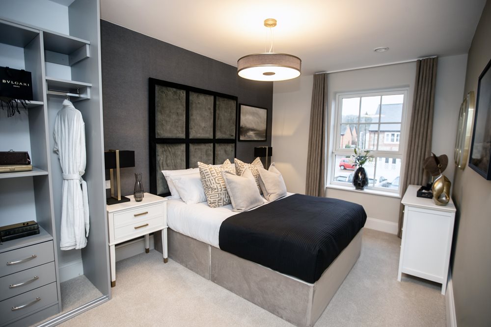 bedroom with wardrobe