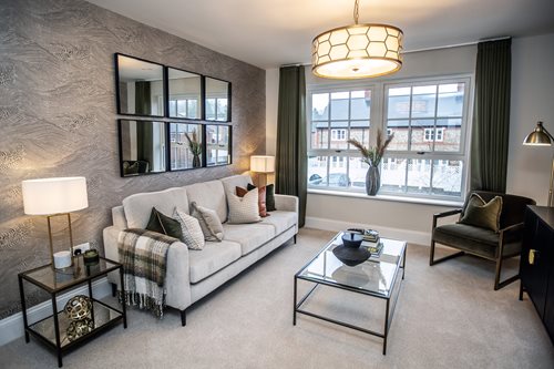 living room with sofa
