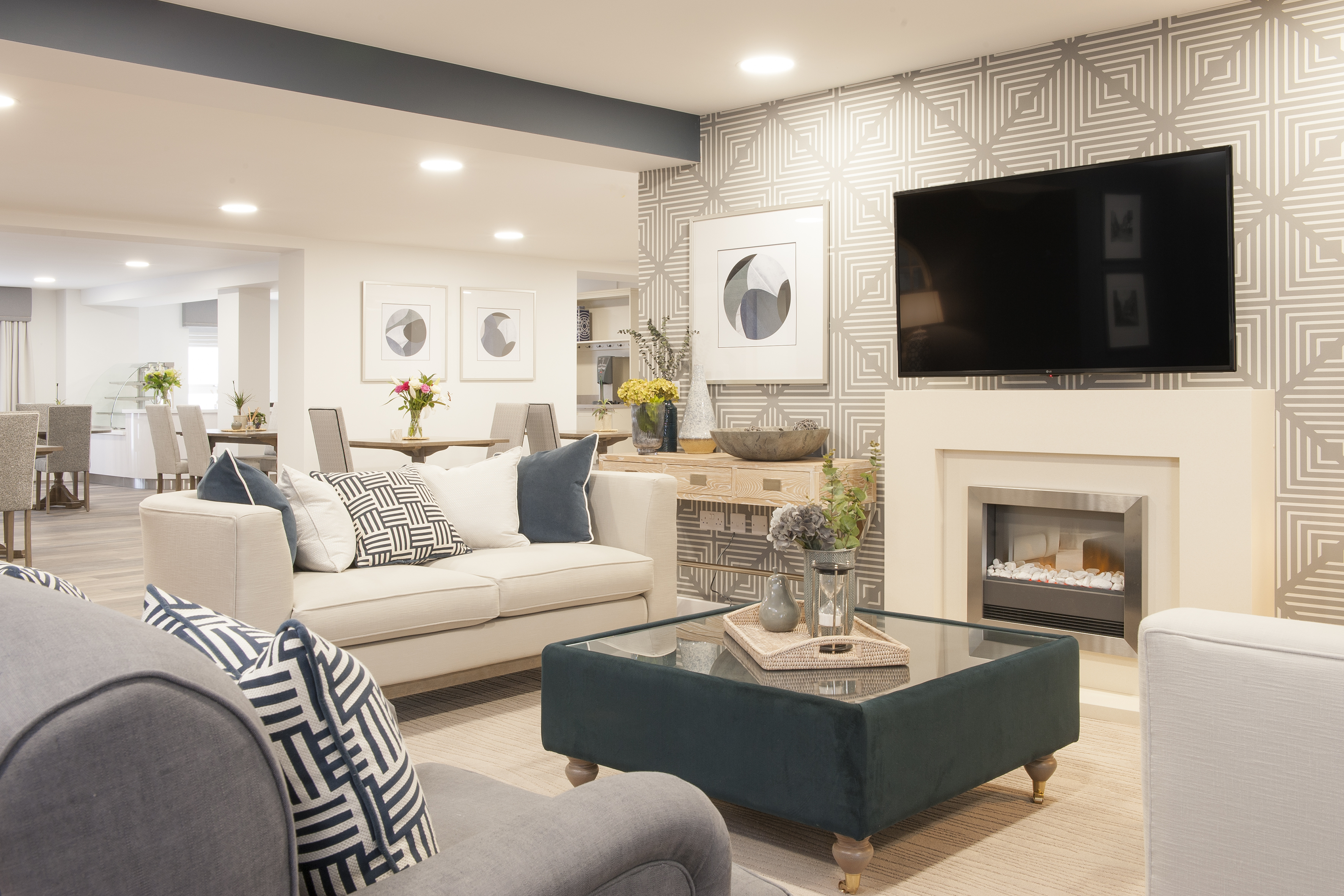 Typical communal lounge McCarthy Stone