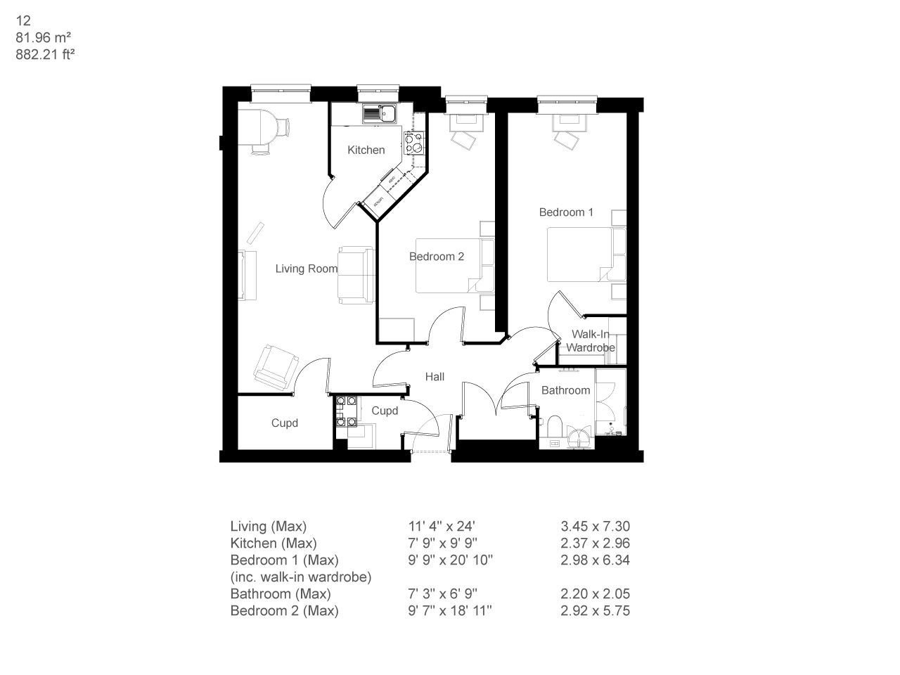 2Bed Retirement Apartment Great Missenden Property 12 The Cloisters McCarthy Stone