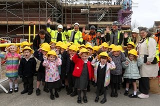 Pupils Visit Oakleaf Place Development For Hands-On Construction Experience