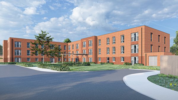 a large brick building