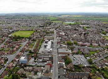 Garforth, Yorkshire, aerial view