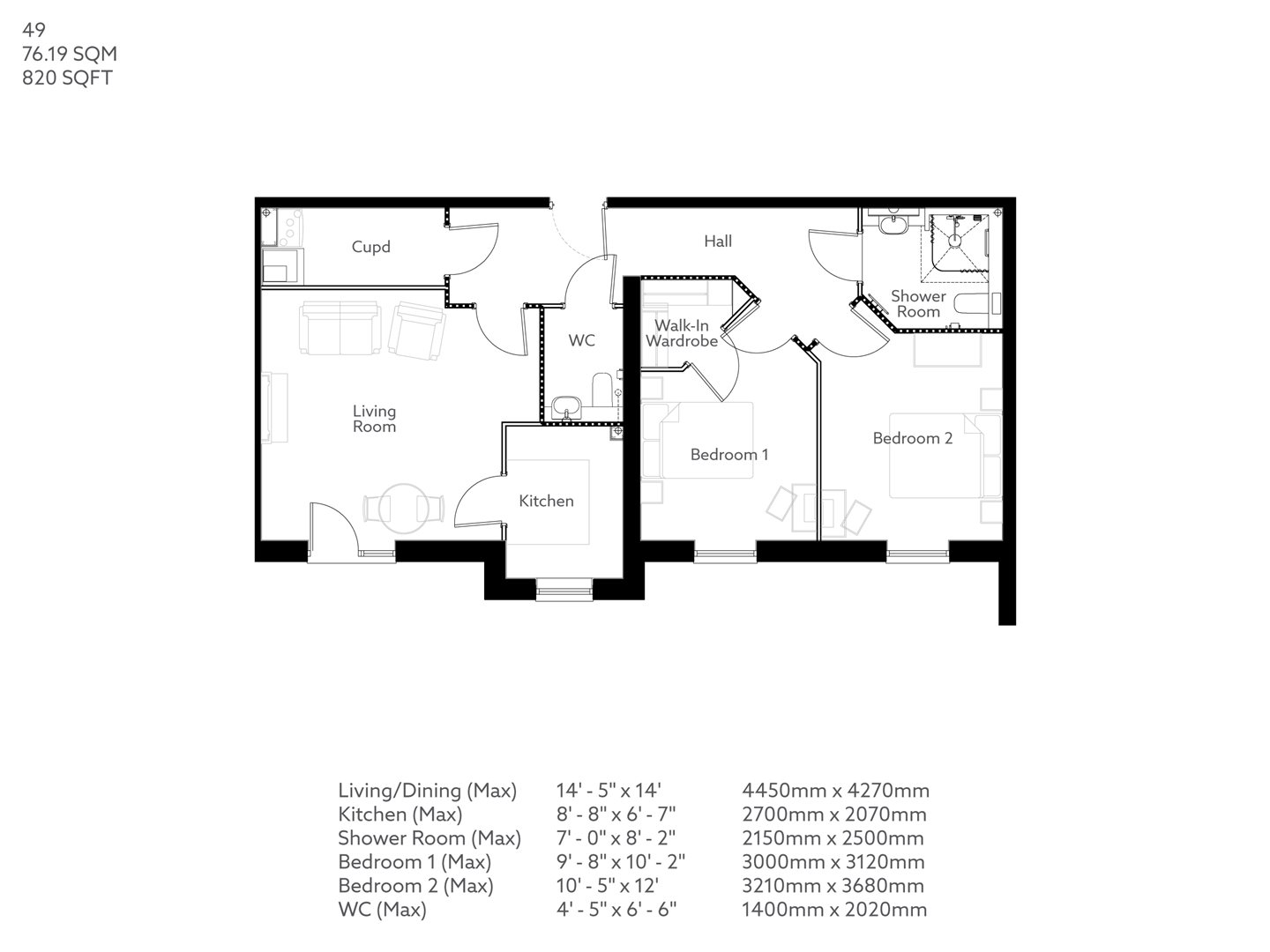 2Bed Retirement Apartment Shirley Property 49 Wheatley Place McCarthy Stone