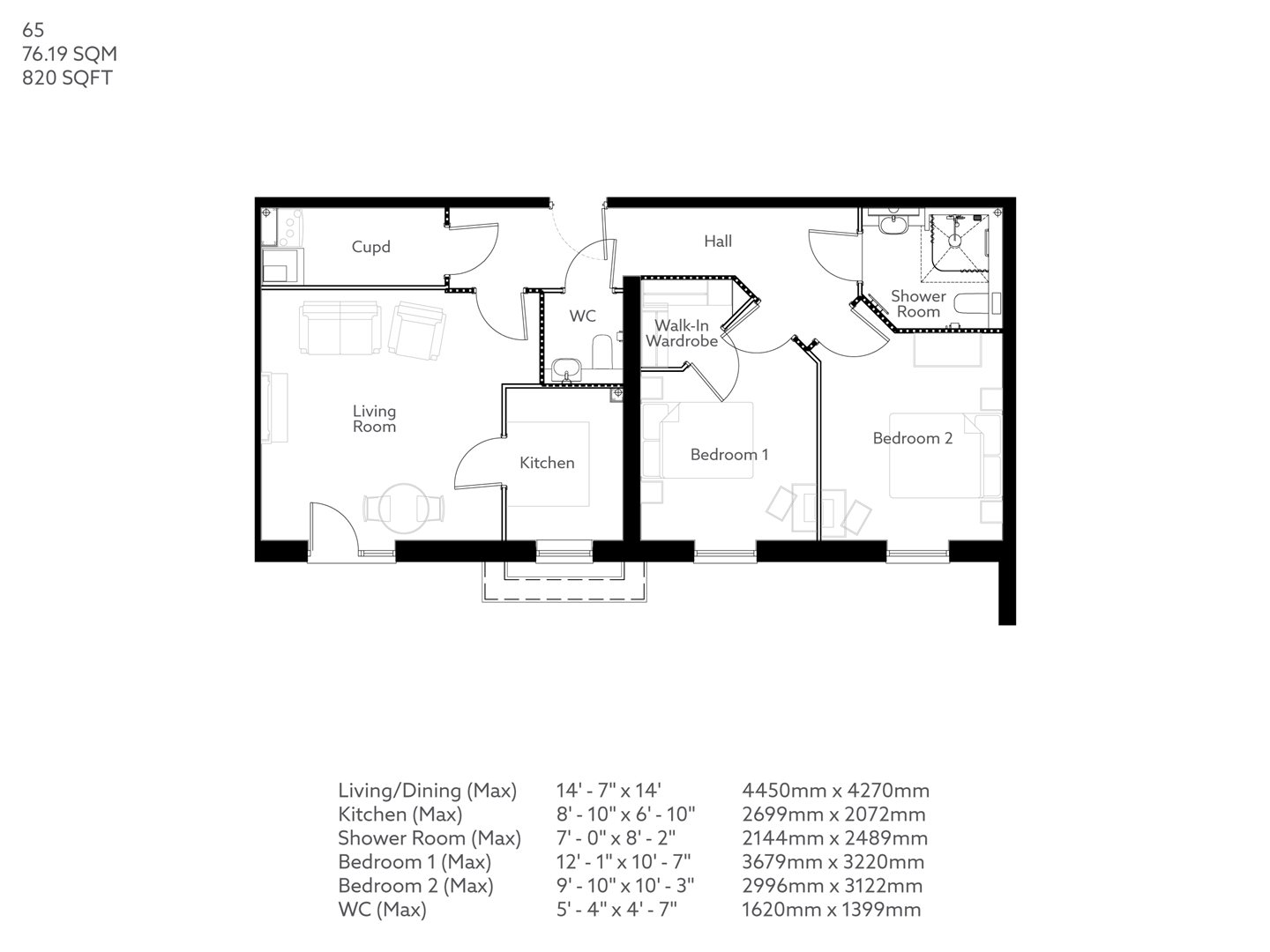 2Bed Retirement Apartment Shirley Property 65 Wheatley Place