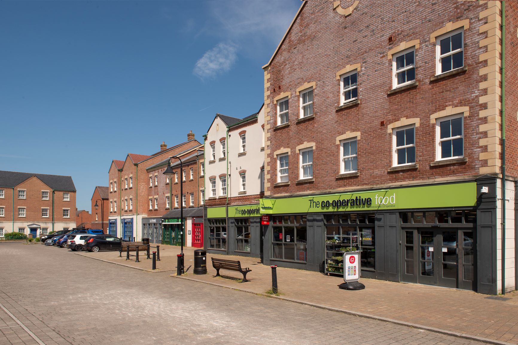 a street with buildings on both sides