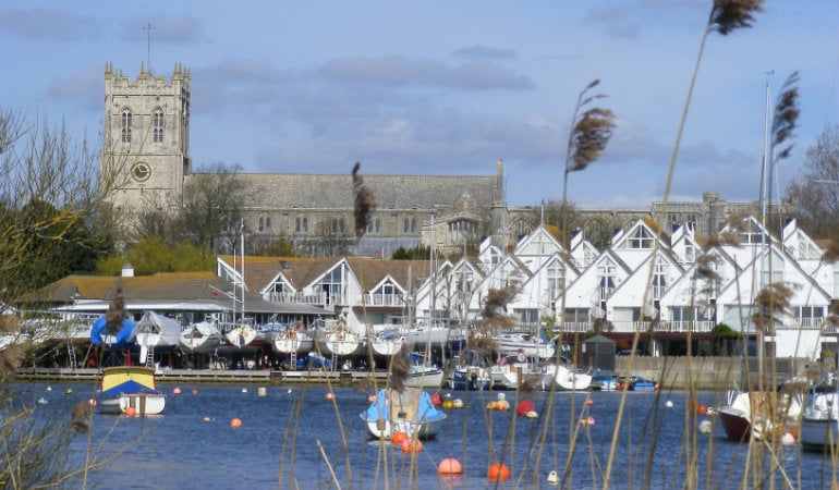 a large building with a clock tower