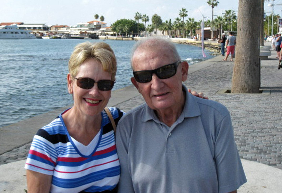 Lesley and Paul in Cyprus 