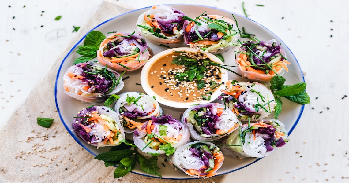 a plate of food