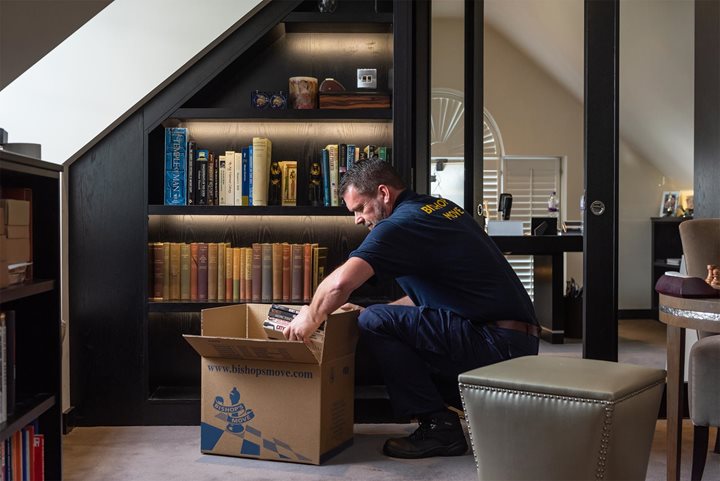 Bishops Move removals packing-books