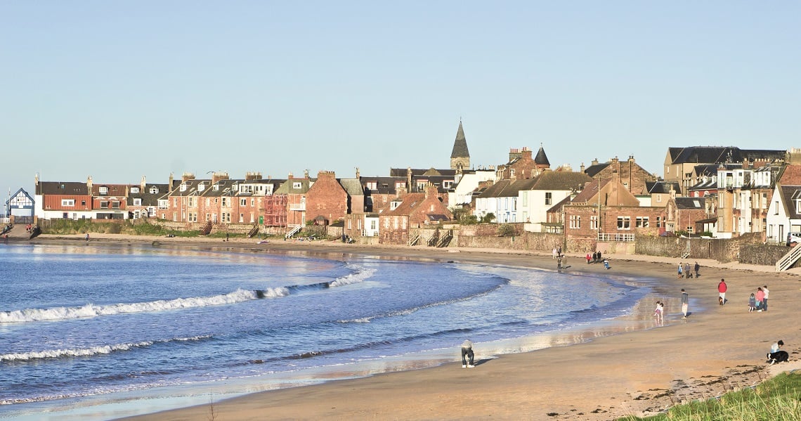 people on a beach