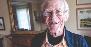 a man wearing glasses
