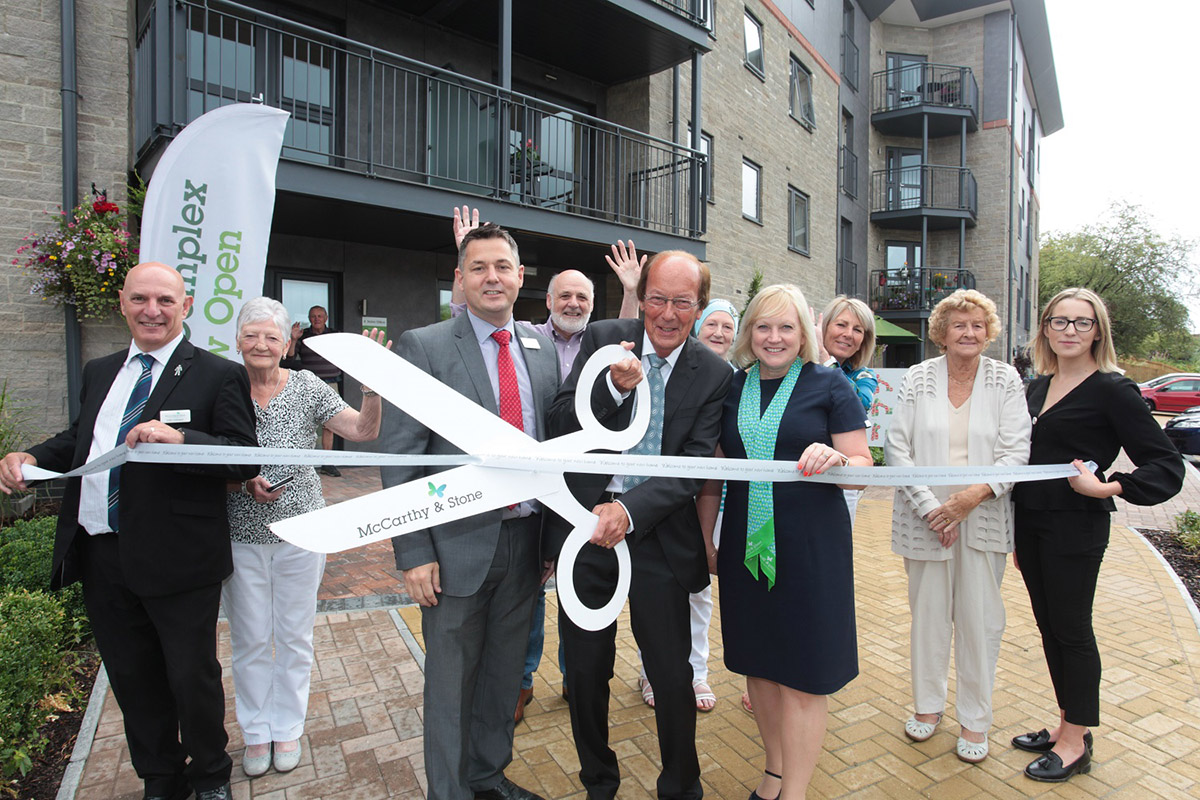 TV's Fred Dinenage opens McCarthy Stone Retirement Living Plus Development, Magpie Court