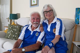 McCarthy Stone retirement apartment homeowners Jean and Richard met while doing their retirement hobby, bowling