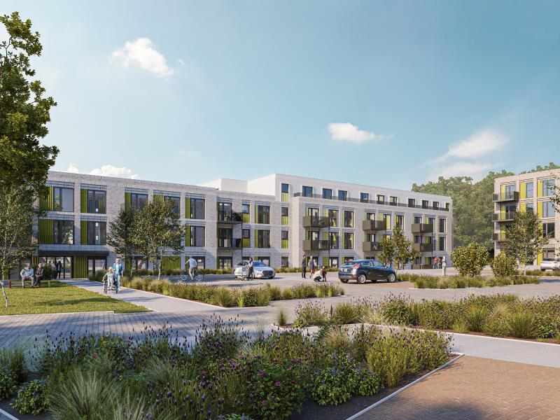Artist's impression of the approved development in Sutton Coldfield