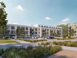 Artist's impression of the approved development in Sutton Coldfield