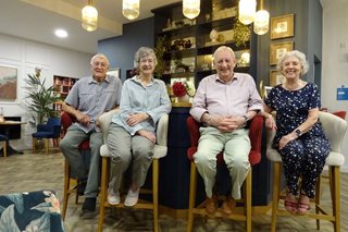 Micheal and Jean and Dave and Cynthia have found friendship at their retirement community in Cambridgeshire.