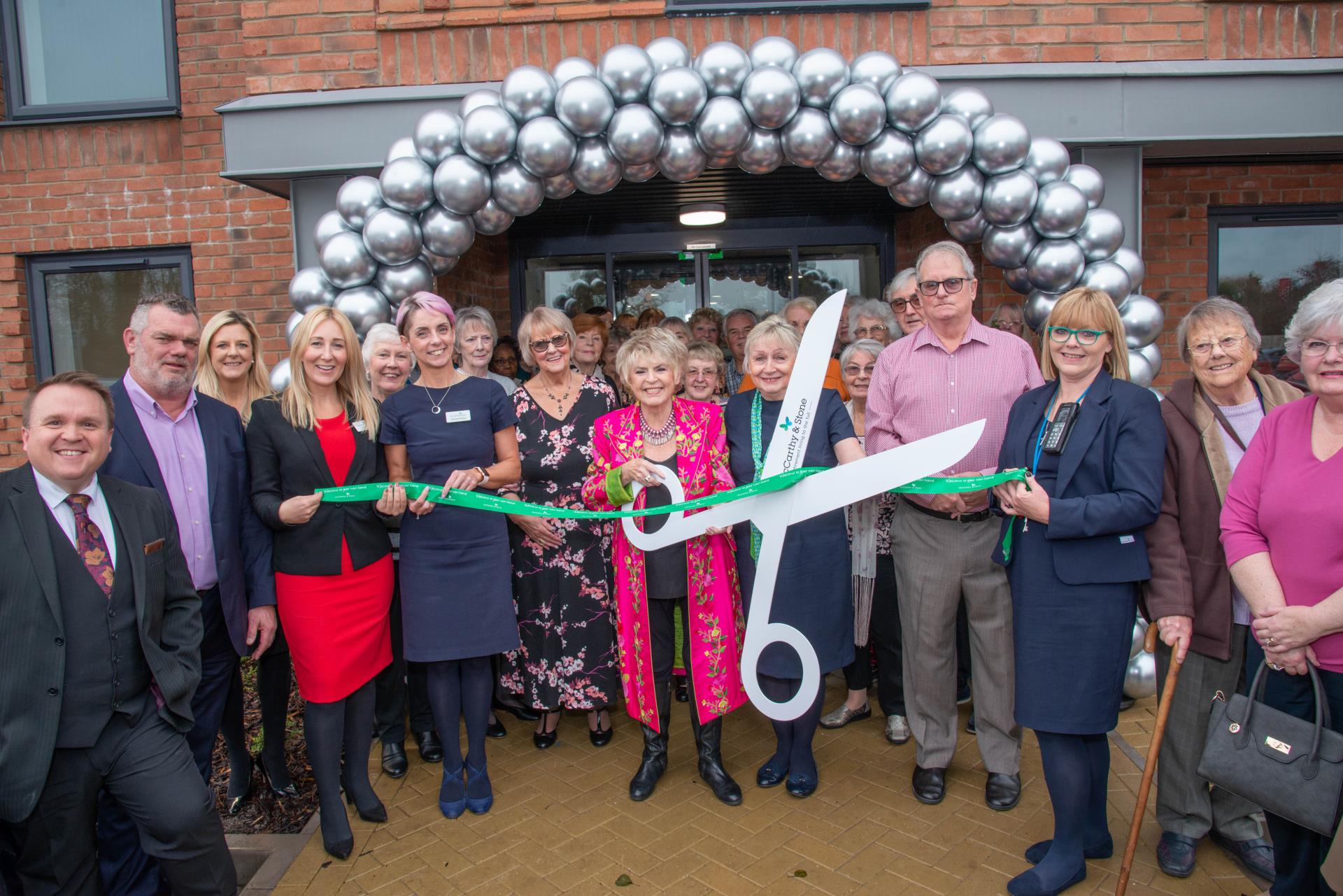 Gloria Hunniford Opens New McCarthy Stone Development in Stafford