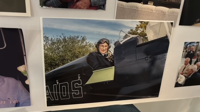 John from the Retirement Living PLUS community in Crowthorne Berkshire flying a plane