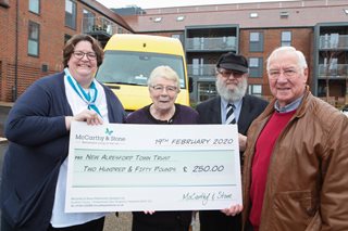 New Alresford Town Trust Gets 250 Boost from Local Retirement House Builder