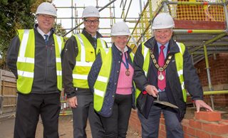 Mayor Ampthill Ground Breaking