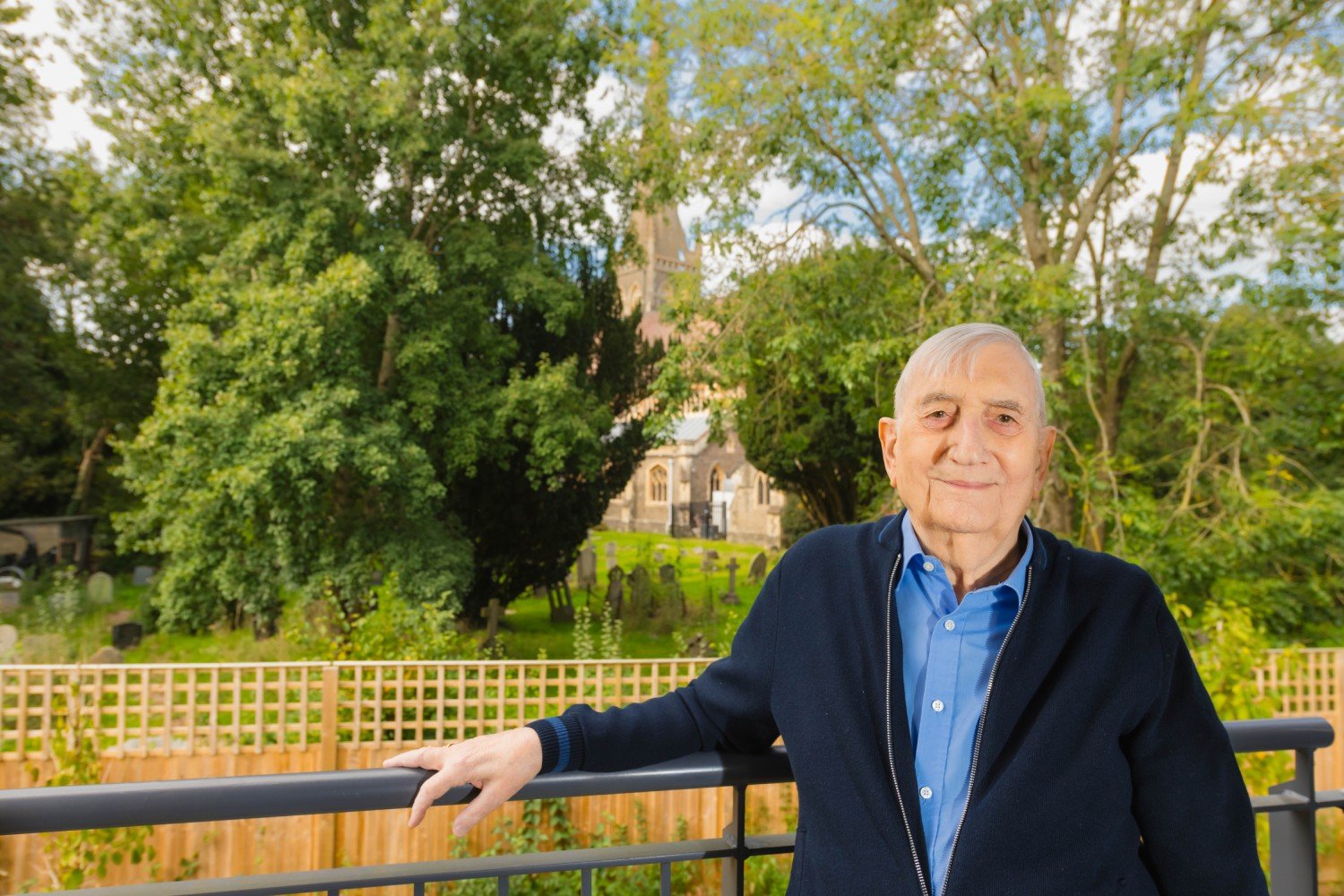 Reginald, now 92, is enjoying the easy life at his retirement property in Wokingham, Berkshire