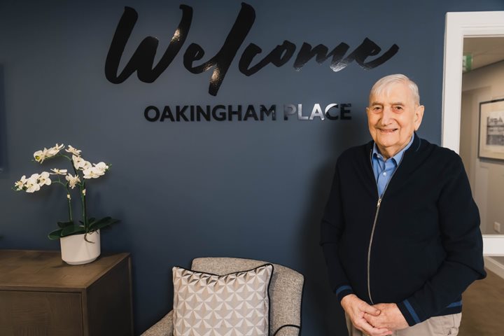 Reginald, now 92, is enjoying the easy life at his retirement property in Wokingham, Berkshire