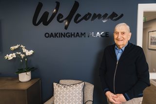 Reginald, now 92, is enjoying the easy life at his retirement property in Wokingham, Berkshire