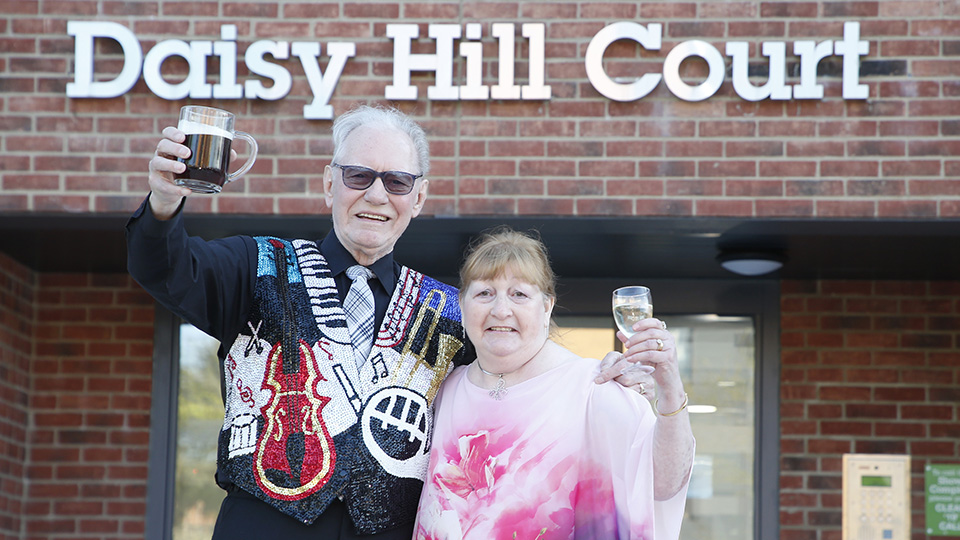 Mr and Mrs Bowhill at Daisy Hill Court