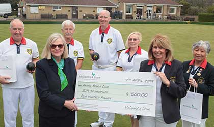 Argyll Bowling Club Donation
