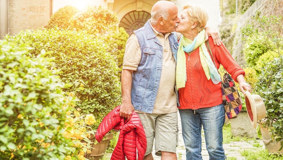 Senior couple enjoying life abroad