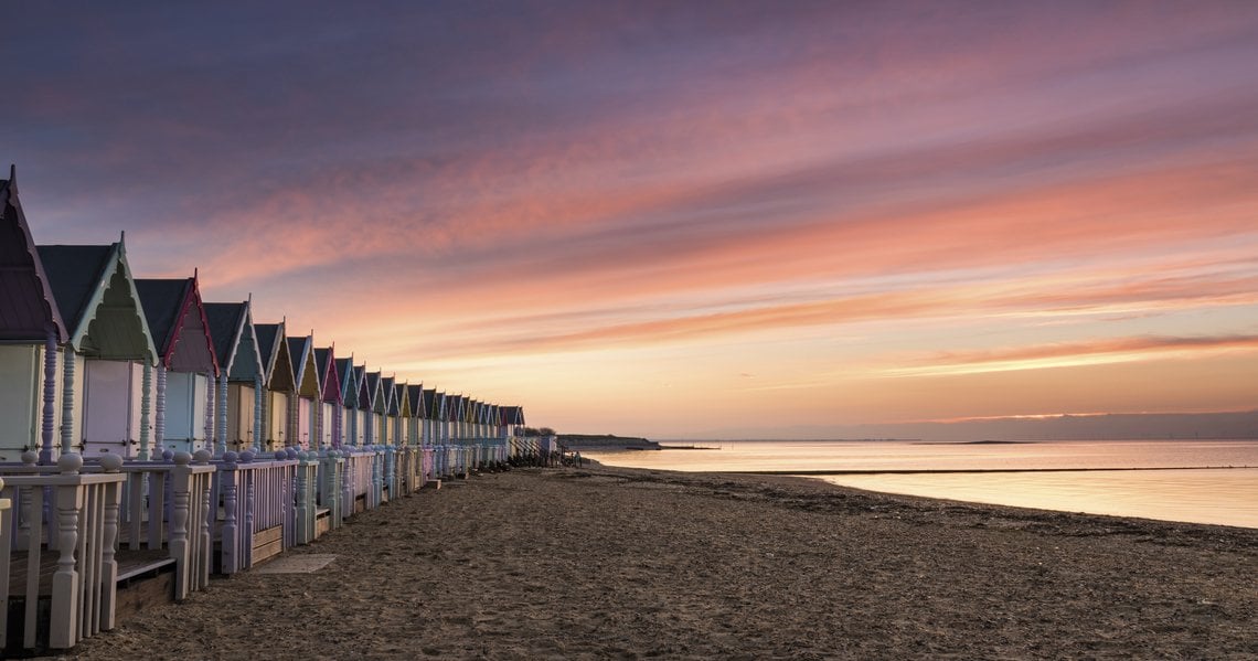a row of beach houses