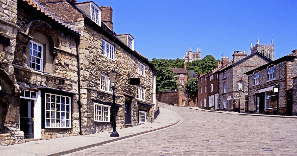 a street with buildings on both sides