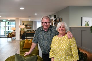 Seniors Lesley and Ian enjoy the benefits of Shared Ownership, Rugby, Warwickshire