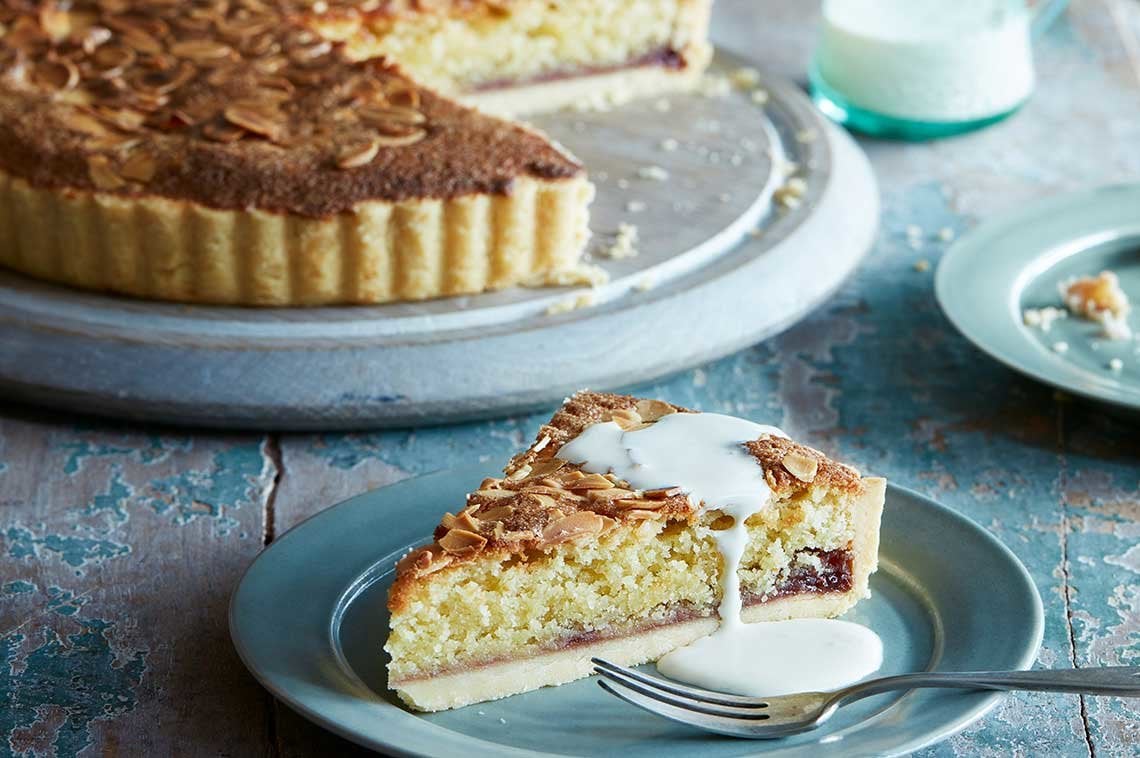 a slice of cake on a plate