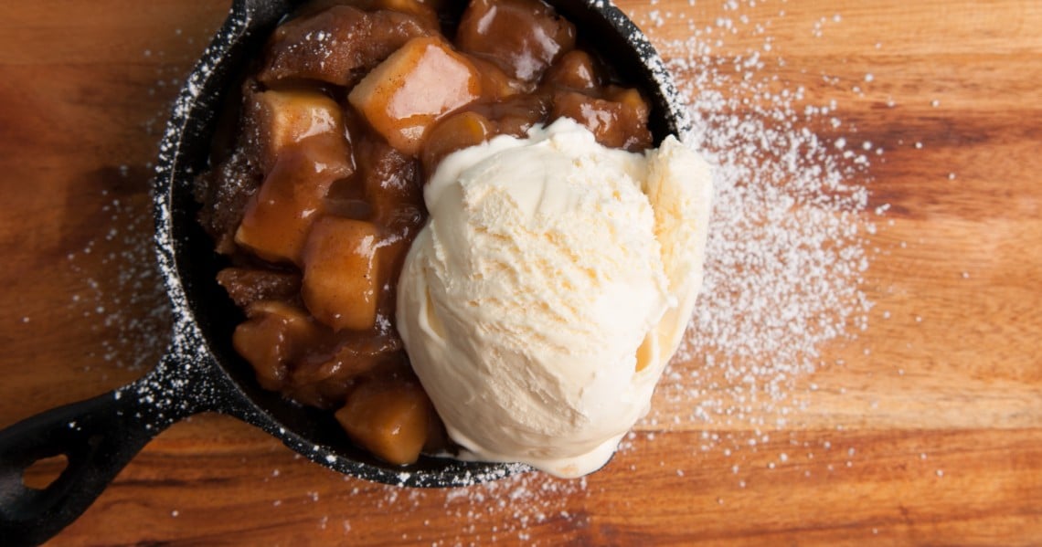 a bowl of ice cream