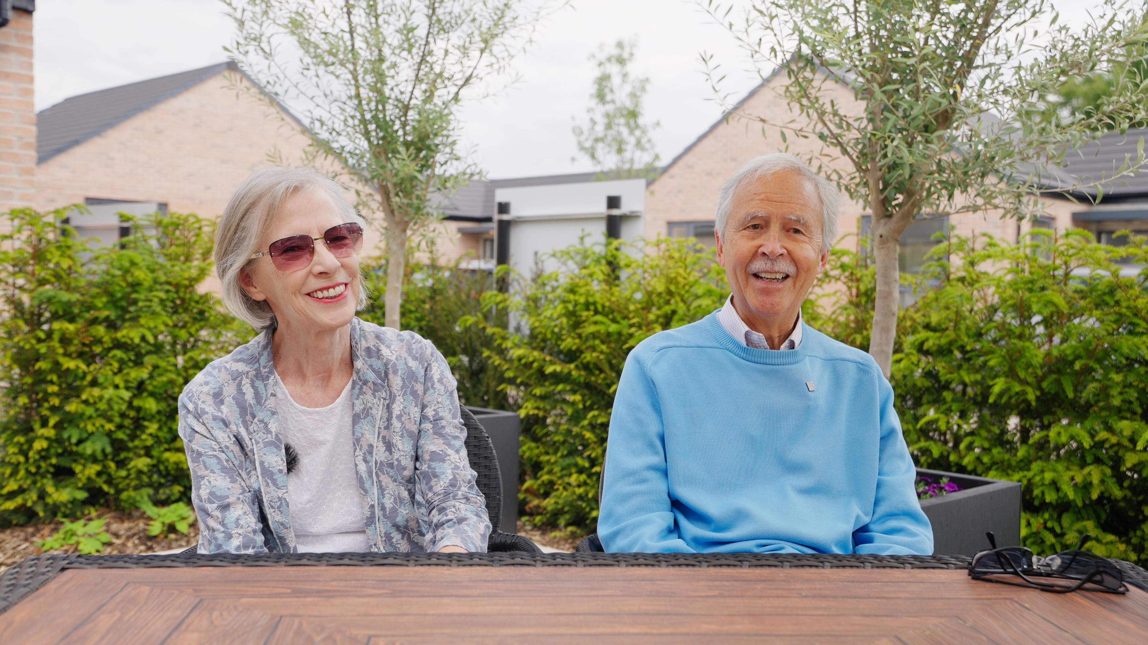 Julia and Graham bought a McCarthy Stone retirement bungalow at The Old Market Village in Wimborne
