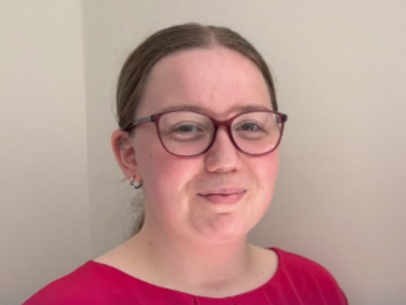 a person wearing glasses