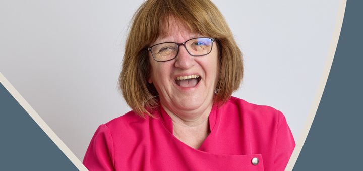 a person wearing glasses
