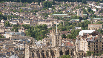 a large city with many buildings